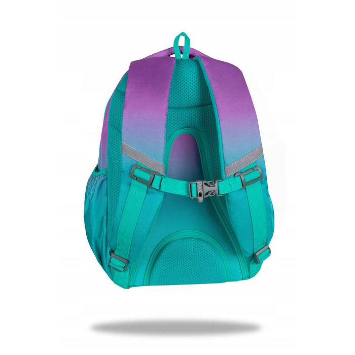 Багатофункціональний шкільний рюкзак CoolPack, фіолетово-зелений, 21 л