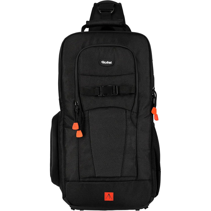 Сумка-слінг Rollei Fotoliner Ocean для фотообладнання, чорна (з дощовиком)
