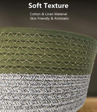 Квіткове ліжко для котів 7WUNDERBAR: зручний корзинка з бавовняних шнурів, діаметр 42 см, висота 15 см, підходить для котів та маленьких собак