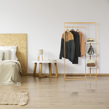 Relaxdays Clothes Rack with Shelf