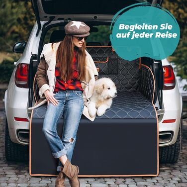 Захисна ковдра для собак у багажник авто KYG, 215x110 см, водовідштовхувальна, антикіготкові властивості, універсальна