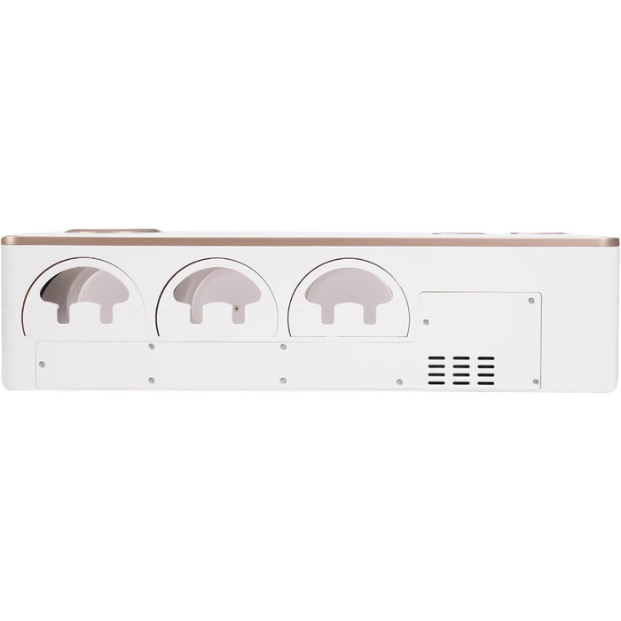 Тримач для зубних щіток з УФ-дезінфекцією, автоматичний диспенсер пасти, сенсорний екран (білий)