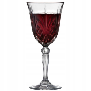 Келихи для червоного вина Lyngby Glas Melodia, багатоколірні, 270 мл, 4 шт.