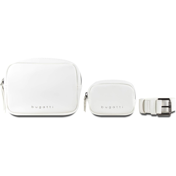 Сумка на пояс Bugatti Almata White - біла, оригінальна