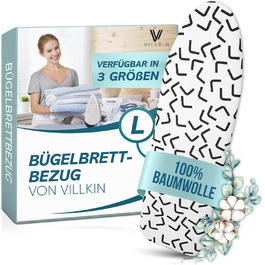 Покривало для прасувальної дошки з бавовни для парових прасок та парогенераторів (L)