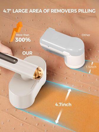 Електричний флусознімач Smiling Shark M-3: бездротовий, з 4 рівнями регулювання, 90° обертання, для одягу та меблів