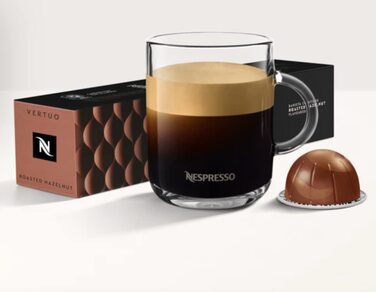 Капсули Nespresso Vertuo Barista Creations - Золотий Карамель, Солодке Ванільне, Багатий Шоколад, Обсмажений Лісовий Горіх, 40 шт.