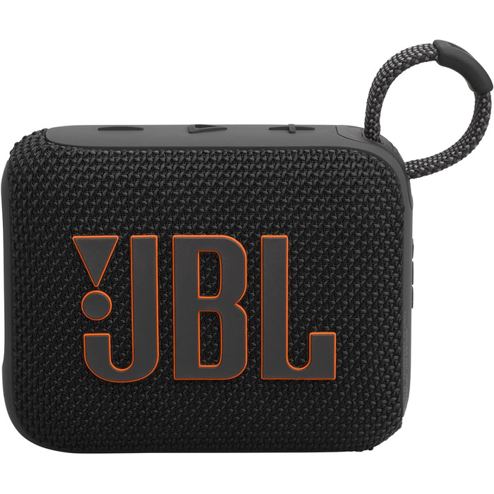 JBL Go 4 Black – Портативна Bluetooth колонка з глибоким басом, захистом від води та пилу, до 7 годин роботи