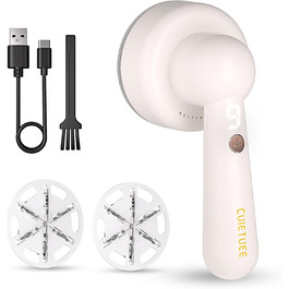Електричний видалення ворсу CuieTuee з LED, USB-зарядкою, 3 режими, 2000mAh - для одягу та тканини Електричний видалення ворсу CuieTuee з LED, USB-зарядкою, 3 режими, 2000mAh - для одягу та тканини