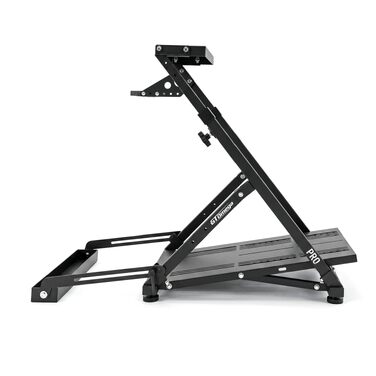 Ігровий стійка для керма GT Omega PRO Wheel Stand з посиленою педальною платформою, тримачем КПП та фіксатором крісла, складана