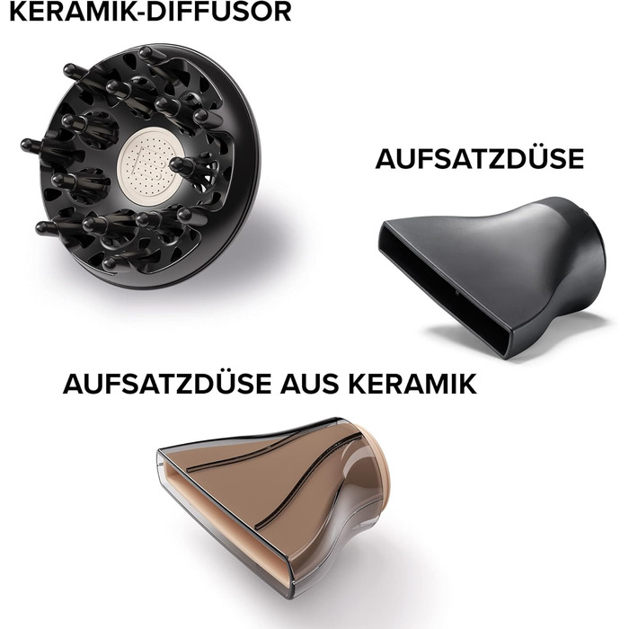 Bellissima My Pro Ceramic P5 3800 - професійний фен з керамічним покриттям, 2300 Вт, іонізація, дифузор