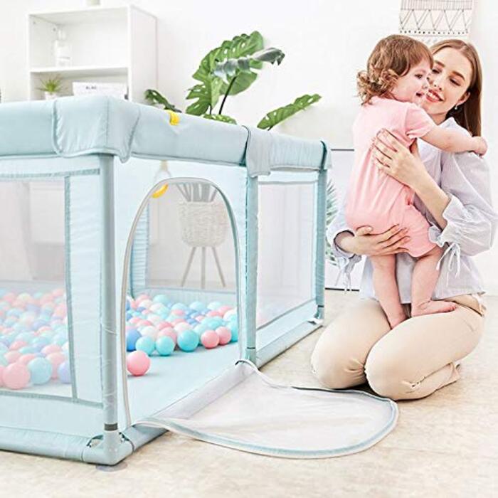 Манеж Star Ibaby Oxford XL для немовлят, ультралегкий, сірий