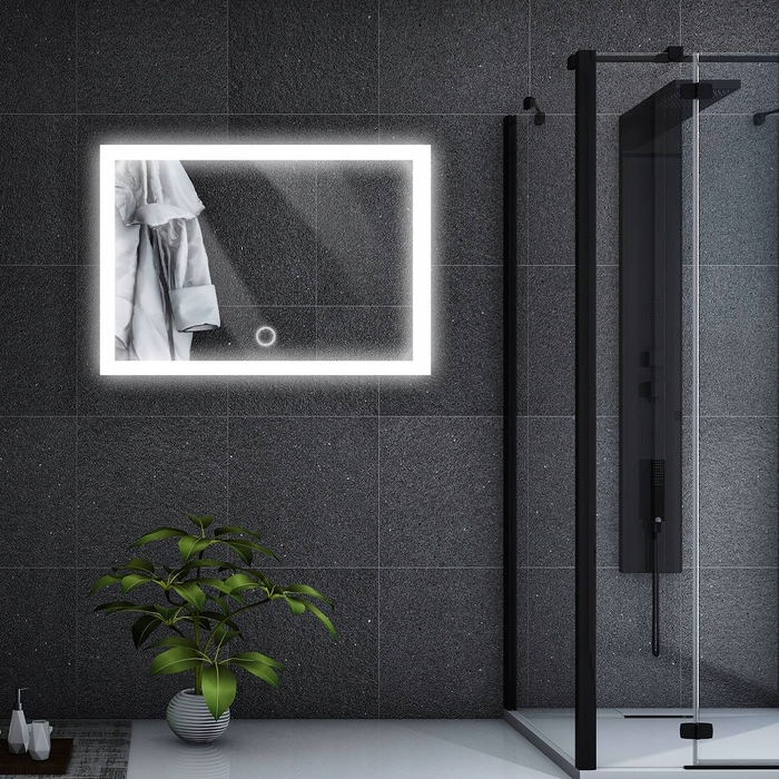 LED-дзеркало у ванну кімнату 70x120 з сенсорним перемикачем