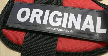 Поясна шлейка Julius K-9 IDC Powergeschirre з індивідуальним нанесенням, для собак маленьких, середніх та великих порід, 16IDC+CUSTOMP-B (Червона)