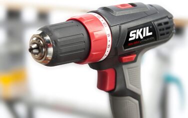 Акумуляторний дриль-шуруповерт SKIL 2842AA (18V, сірий) з акумулятором та зарядним пристроєм