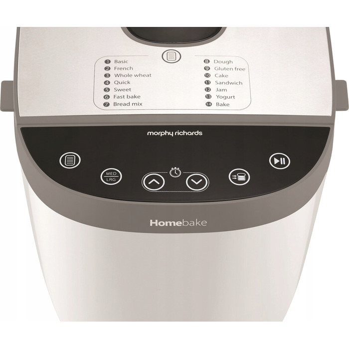 Хлібопічка Morphy Richards 502001, біла, 600 Вт