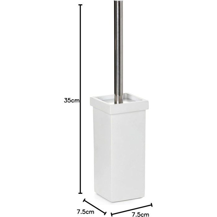 TATAY Klobürste: Елегантна щітка для туалету з кераміки | Тримач для щітки | Колекція Saigon | Бежевий