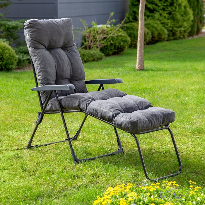 Шезлонг PATIO Tulon H024-07IB, Сірий