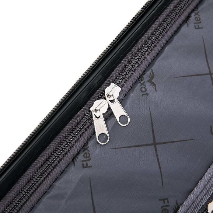 Чемодан Flexot® F-2045, набір 3 шт. (16 кольорів), ручна поклажа, валіза, тріумф, ролер, твердий корпус (M, Рубіново-червоний)