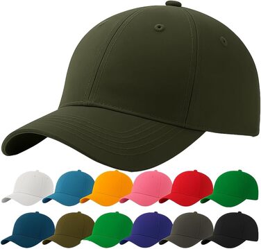 Кепка бейсболка 4sold, бавовна, унісекс, регульована, для чоловіків та жінок, легка та дихаюча, для спорту, відпочинку, на вулицю, хакі