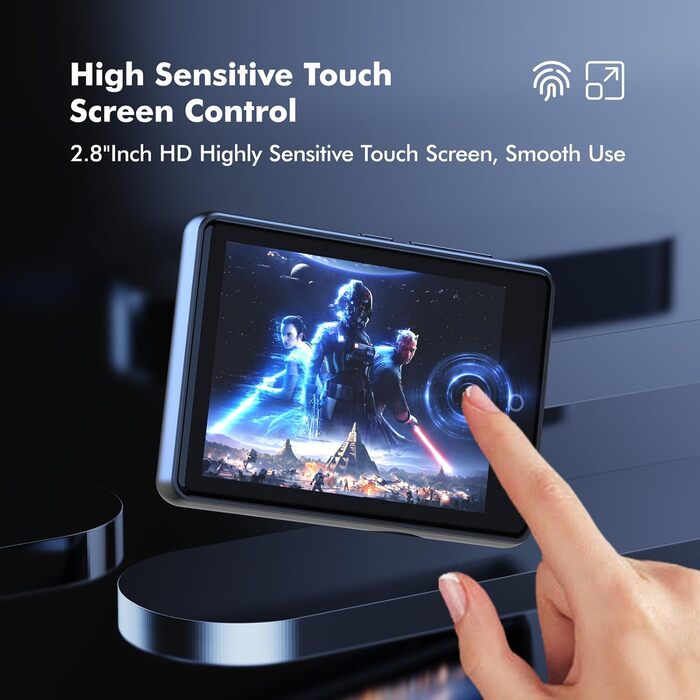 MP3-плеєр для дітей з Bluetooth 5.3, 64GB, 2.8