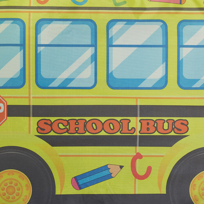 Relaxdays Pop-Up School Bus Play Tent