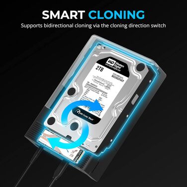Док-станція Sabrent для HDD/SSD 2.5/3.5