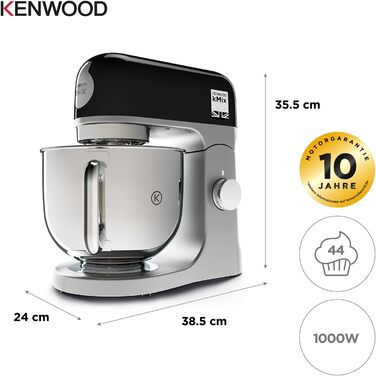 Кухонна машина Kenwood kMix KMX750BK, стаціонарний міксер, чорний