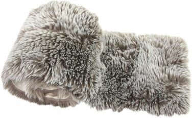 Faux Fur Table Runners, Table Toppers, Centerpieces (beige-brown, 30x120 cm)
