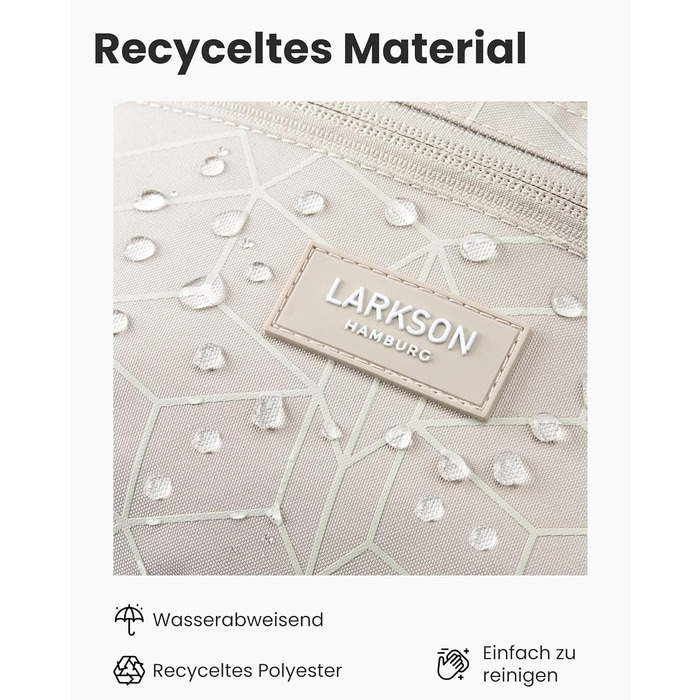 Чоловіча/жіноча поясна сумка LARKSON Finn - стильна гірчаста сумка на пояс для спорту, відпочинку, міста, фестивалів, кросбоді з водонепроникним піском