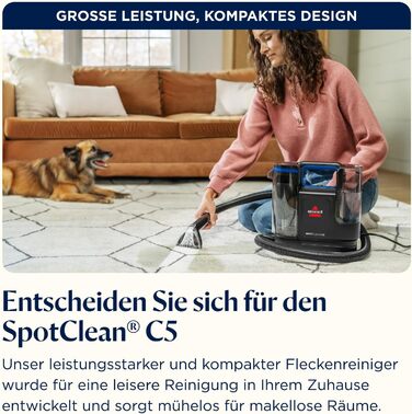 Портативний мийник для килимів Bissell SpotClean C5 - для дому, авто, човнів та диванів