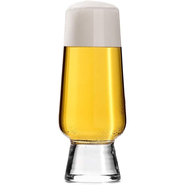 Набір келихів для крафтового пива 4 шт. 400 мл - Pale Ale, Pils, Wit, Helles - Прозорі келихи для дегустації