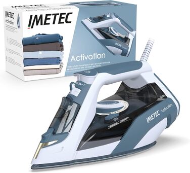 Праска з парою Imetec Activation з керамічно-турмаліновою підошвою, 200 г/хв, ZeroCalc, 2400 Вт