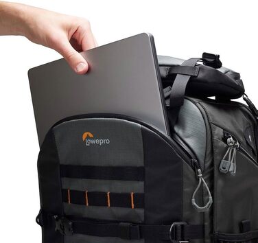 Сумка-рюкзак для фотообладнання Lowepro Pro Trekker LP37268-GRL (BP 650 AW II), чорно-сіра, з відділом для ноутбука 15