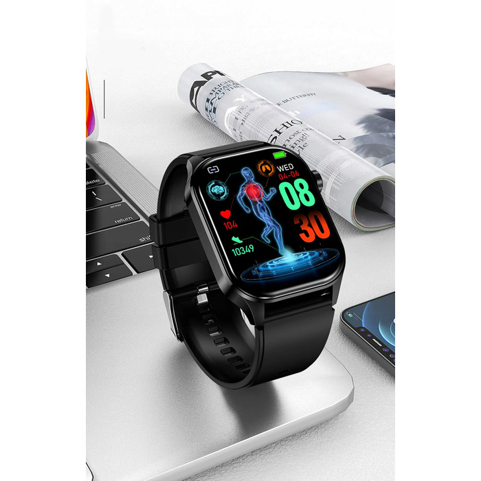 Розумний годинник Lazird EKG0025 чорний