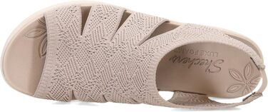 Босоніжки жіночі Skechers Pier-lite Memory Maker на танкетці, бежеві 39 EU