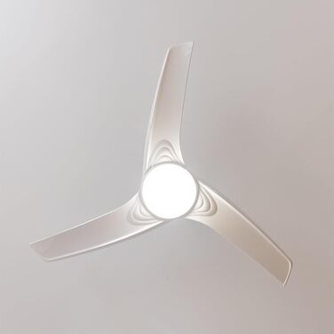 Стельовий вентилятор Cecotec EnergySilence Aero 470 106 см з пультом, чорний + функція зворотнього обертання (132 см, білий)