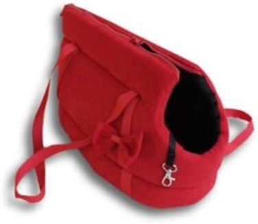 Сумочка для собак та котів Odolplusz Elegante, миється, червона, XS, S, M, L, для маленьких та середніх тварин