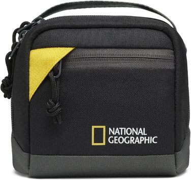 Сумка для камери National Geographic NG E1 2350: для компактних, екшн та 360 камер, з ремінком та петлею для пояса, чорна