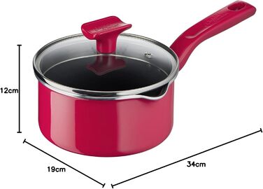 Каструля Tefal Chefclub Brat 16 см з антипригарним покриттям Titanium, індукційна, з термоіндикатором (зелена)