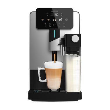 Кавомашина автоматична Cecotec Superautomat 1500W 19 Bar. Еспресо, капучино, лате. Контейнер для зерен 150г, резервуар для води 1.1л, для молока 400мл