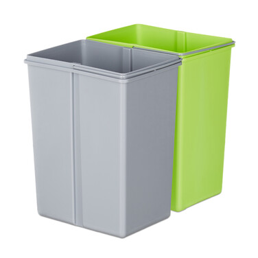 Relaxdays 3-Compartment Waste Sorting System with Sensor
