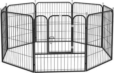 Летворешітка PawHut для цуценят, 8-секційна, 80x80 см, для собак, котів, тварин, внутрішня та зовнішня | PawHut