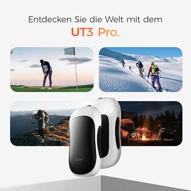 Електричні грілки для рук OCOOPA UT3 PRO (рожеві), 10000mAh, 4 режими, до 58°C, Powerbank, 2 шт.