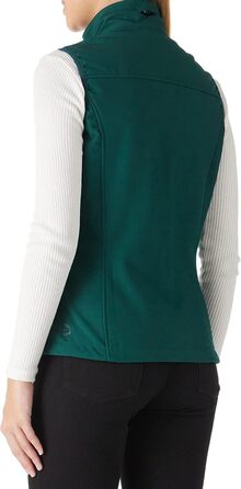 Жіноча софтшеллова жилетка Outdoor Ventures - тепла, вітронепроникна жилетка з флісу для спорту, гольфу та активного відпочинку (темно-зелений)