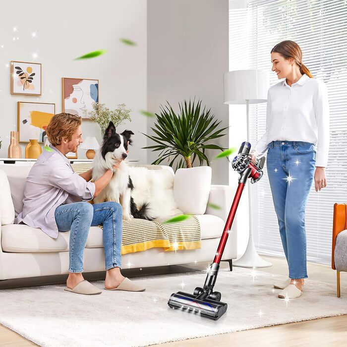 Замінний насадка-щітка для пилососів Dyson V6 DC58/59/61/62/72/74 з LED-підсвічуванням, для твердих підлог та килимів
