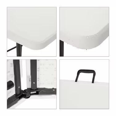 Relaxdays Beer Bench, Set of 2, White