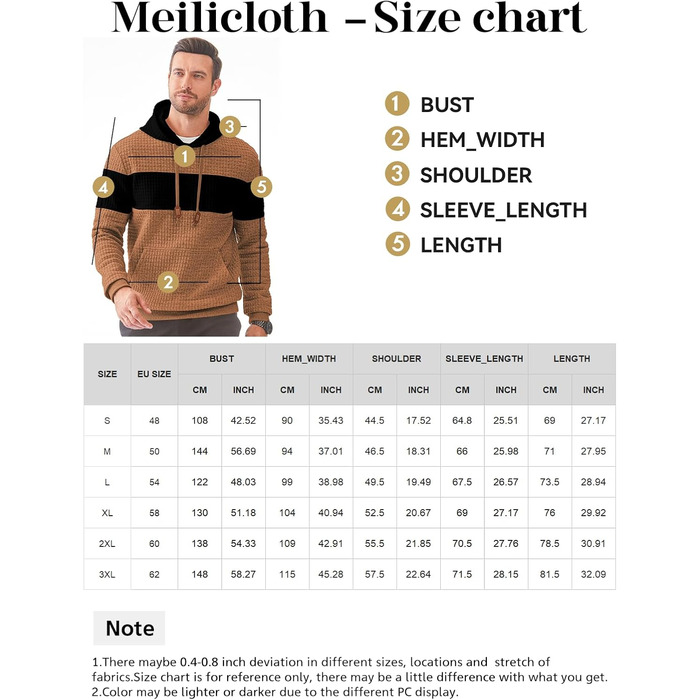 Чоловічий худі з капюшоном, довгі рукави, теплий світшот, казуальний стиль, блакитний колір, розмір XL