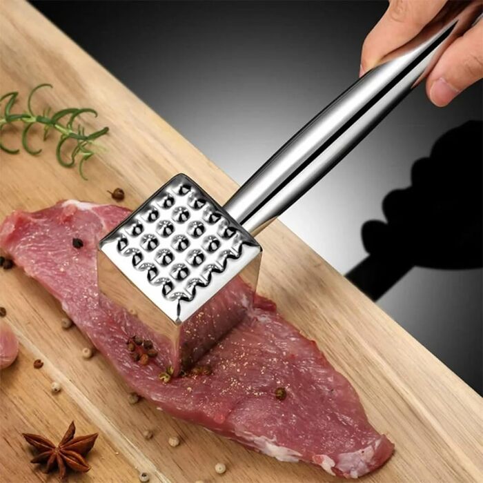 Кухонний молоток для м'яса Küchenprofi Chef, металевий, сріблястий
