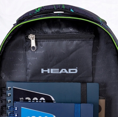 Багатовідсіковий шкільний рюкзак Head, багатоколірний, 20 л
